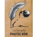 Calligraphy Practice Book: Beginner Practice Workbook 3Sections Angles Line, Straight Line, Dual Brush Pens - Paperback