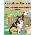 Creative Haven Lovable animal Coloring Book: Creative Haven Lovable Cats and Dogs Coloring Book