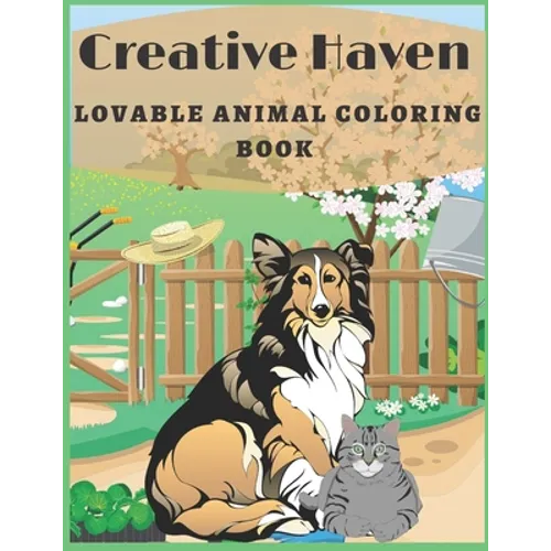 Creative Haven Lovable animal Coloring Book: Creative Haven Lovable Cats and Dogs Coloring Book