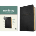 NLT Large Print Thinline Center-Column Reference Bible, Filament Enabled (Leatherlike, Black Holy Windows, Red Letter)