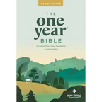 One Year Premium Slimline Bible-NLT-Large Print 10th Anniversary