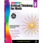 Spectrum Critical Thinking for Math, Grade 8: Volume 50 - Paperback