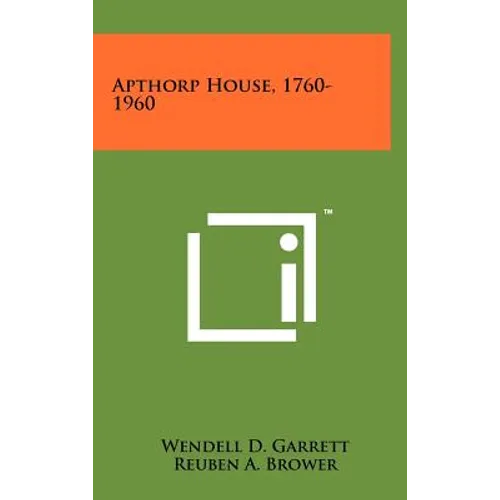 Apthorp House, 1760-1960