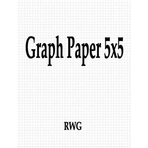 Graph Paper 5x5: 100 Pages 8.5" X 11"