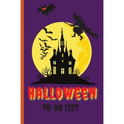 Halloween To-do list: To do List Daily Notepads, Habit Tracker, Letter Size (6" x 9")