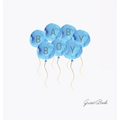 Boy baby shower guest book (Hardback)