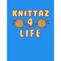 Knittaz 4 Life: 120 Pages of Knitting Graph Paper 4:5 Ratio