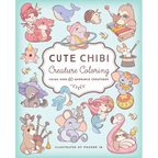 Cute Chibi Creature Coloring: Color Over 60 Adorable Creatures
