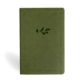 NASB Personal Size Giant Print Bible, Olive Leathertouch, Indexed