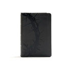 KJV Large Print Compact Reference Bible, Charcoal Leathertouch - Imitation Leather