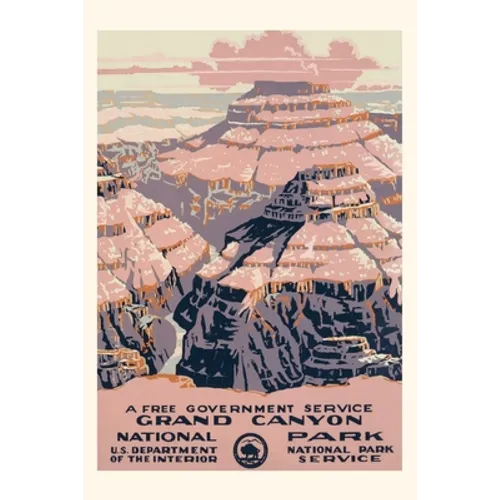 Vintage Journal Grand Canyon National Park Travel Poster