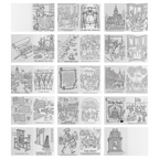 America 250th Anniversary Coloring Book - Founding of America: Birth of a Nation