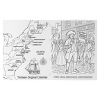 America 250th Anniversary Coloring Book - Founding of America: Birth of a Nation