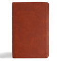 CSB Single-Column Personal Size Reference Bible, Burnt Sienna Leathertouch