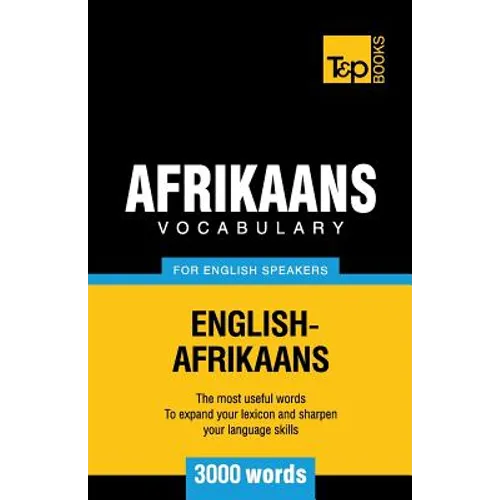 Afrikaans vocabulary for English speakers - 3000 words
