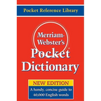 Merriam-Webster's Pocket Dictionary - Paperback