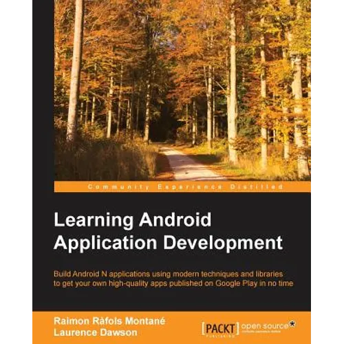 Learning Android Application Development