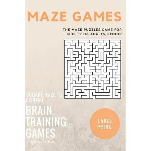 Maze Games: The Maze Puzzles Game for Kids, Teen, Adults, Senior, Brain Training Games, Square Maze to Explore