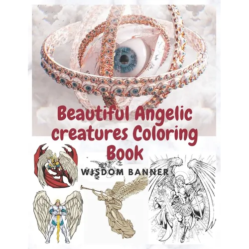 Beautiful Angelic creatures Coloring Book