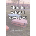 this is what I owe you