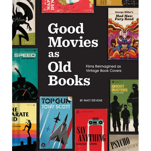 Good Movies as Old Books: Films Reimagined as Vintage Book Covers