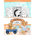 Teddy Bear Love Adult Coloring Book: Colorist fun for everyone