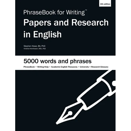 PhraseBook for Writing Papers and Research in English