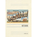 Vintage Lined Notebook Greetings from Winslow