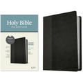KJV Personal Size Giant Print Bible, Filament Enabled Edition (Leatherlike, Black/Onyx)