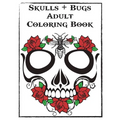 Skulls and Bugs Adult Coloring Book
