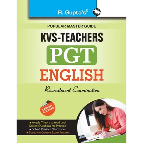 Kvs: English (PGT) Teachers Recruitment Exam Guide