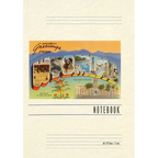 Vintage Lined Notebook Greetings from Wyoming