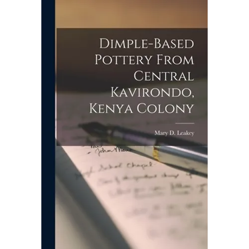 Dimple-based Pottery From Central Kavirondo, Kenya Colony