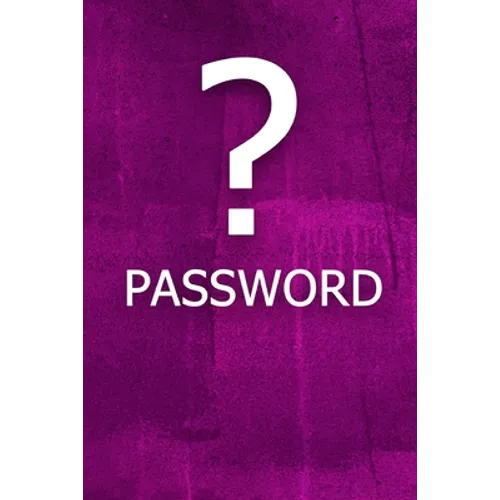 ? Password: The perfect book to keep all your password information together and secure with alphabetical tabs.