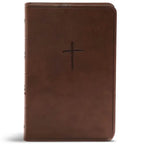 CSB Compact Bible, Value Edition, Brown Leathertouch