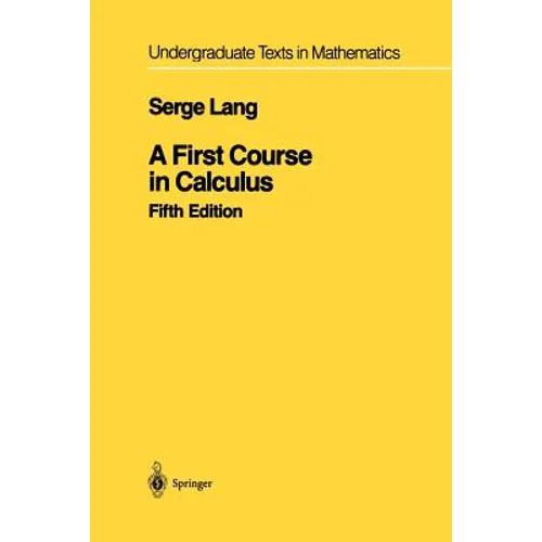 A First Course in Calculus