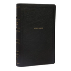 Nkjv, Reference Bible, Personal Size Large Print, Leathersoft, Black, Thumb Indexed, Red Letter Edition, Comfort Print: Holy Bible, New King James Ver - Imitation Leather