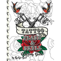 Tattoo Flash and Skull Coloring Book