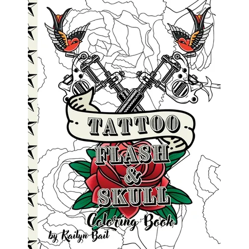 Tattoo Flash and Skull Coloring Book