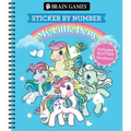 Brain Games - Sticker by Number: My Little Pony: Includes 1 Glitter Sticker Sheet to Complete Each Image!