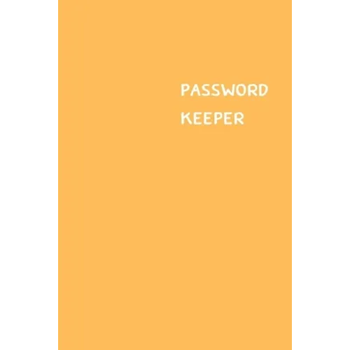 Password Keeper: Size (6 x 9 inches) - 100 Pages - Peach Cover: Keep your usernames, passwords, social info, web addresses and security