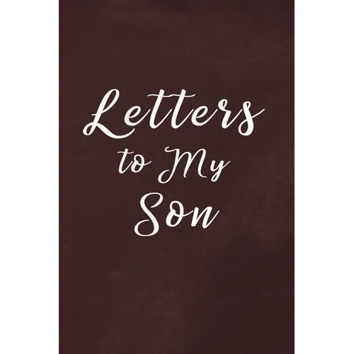 Letters to My Son Book: Write Now Read Later Letters from Mom or Dad - Chalk Texture Red