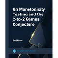 On Monotonicity Testing and the 2-To-2 Games Conjecture