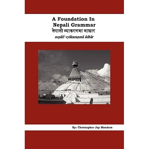 A Foundation In Nepali Grammar