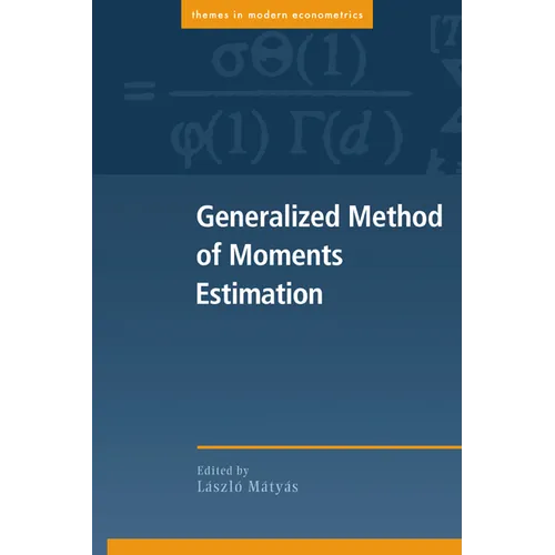 Generalized Method of Moments Estimation