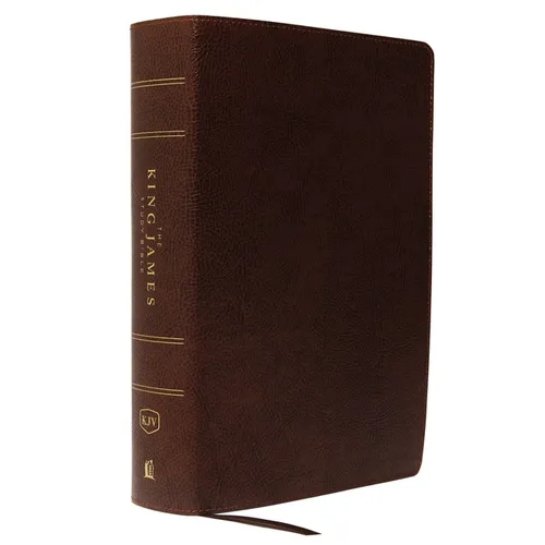 The King James Study Bible, Bonded Leather, Brown, Indexed, Full-Color Edition