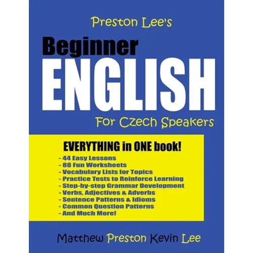 Preston Lee's Beginner English For Czech Speakers