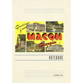 Vintage Lined Notebook Greetings from Macon