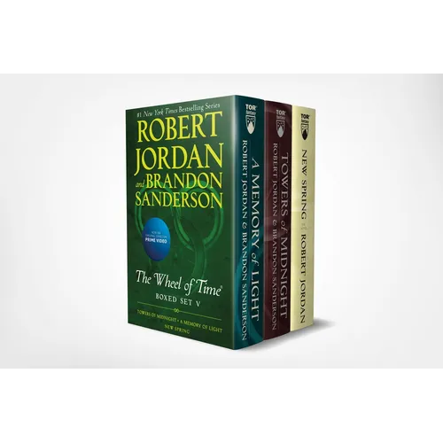 Wheel of Time Premium Boxed Set V: Book 13: Towers of Midnight, Book 14: A Memory of Light, Prequel: New Spring