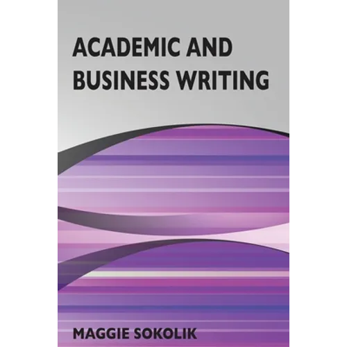 Academic and Business Writing